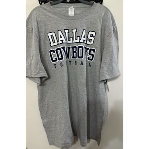 Dallas Cowboys Football Men’s XL T Shirt Gray Cotton Blend NFL--EUC!! NWT